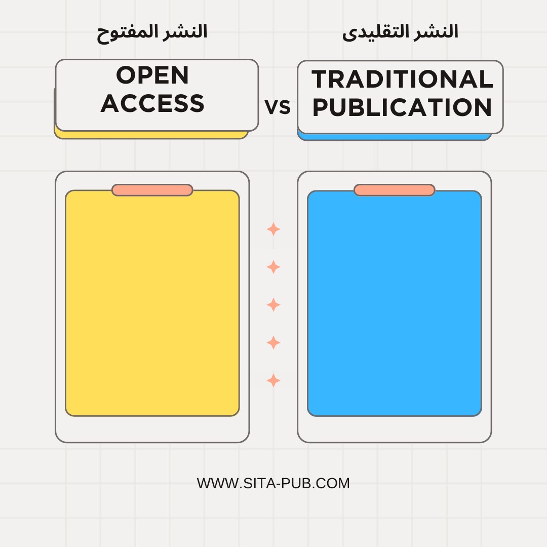 النشر المفتوح مقابل النشر التقلیدی