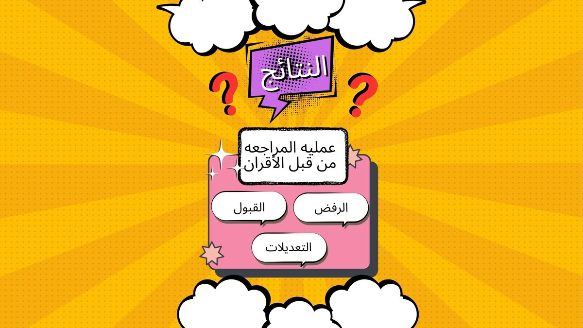 عملیه المراجعه من قبل الأقران والنتائج المحتمله
