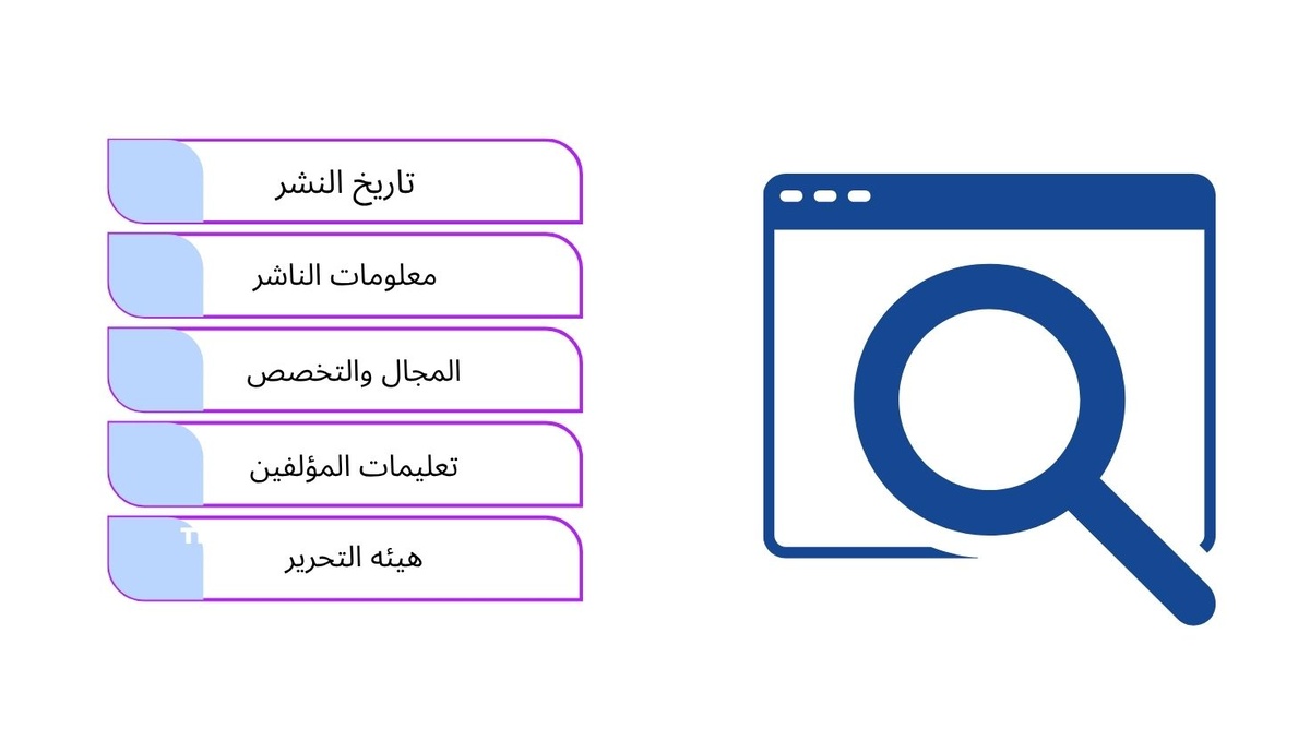 المعلومات الموجوده على موقع المجله