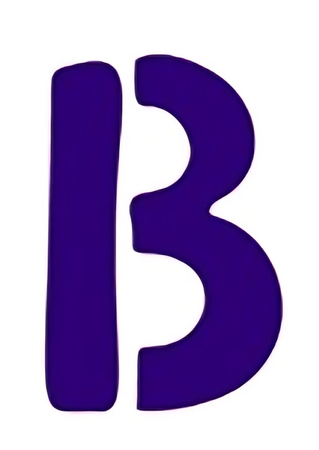 B