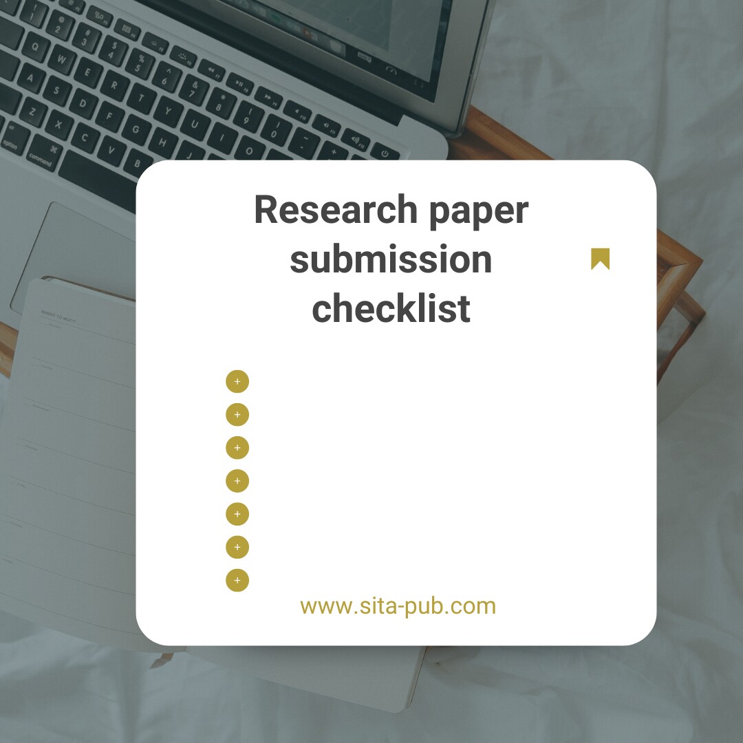 Research paper submission checklist