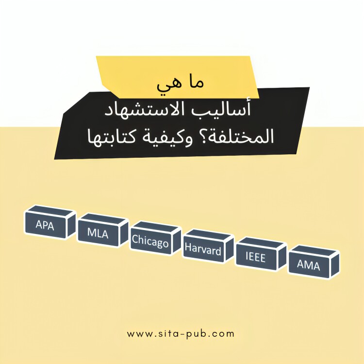 ما هی أسالیب الاستشهاد المختلفه؟ وکیفیه کتابتها