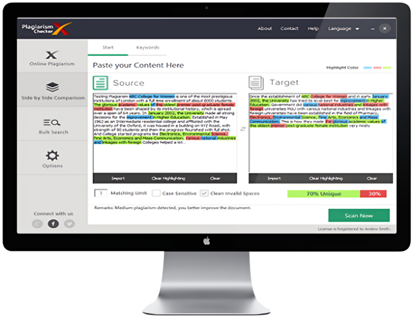 Plagiarism Checker X