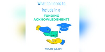 What do I need to include in a funding acknowledgment?