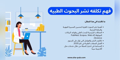 فهم تکلفه نشر البحوث الطبیه