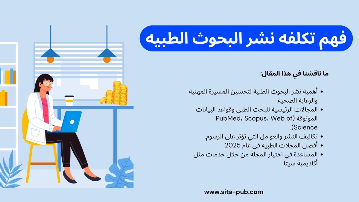 فهم تکلفه نشر البحوث الطبیه