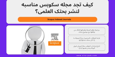 کیف تجد مجله سکوبس مناسبه لنشر بحثک العلمی؟